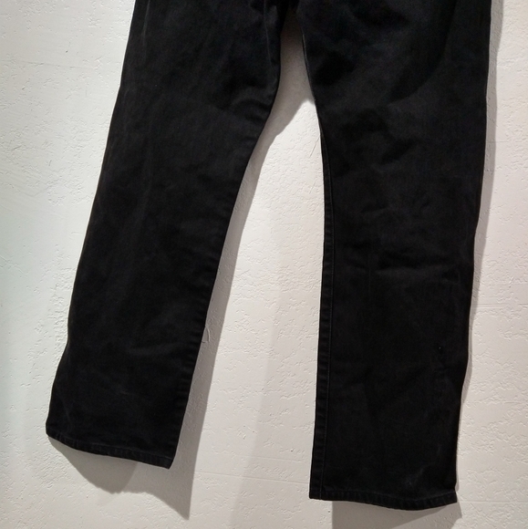 Levi's 501 Straight Fit Black Jeans - Picture 6 of 8